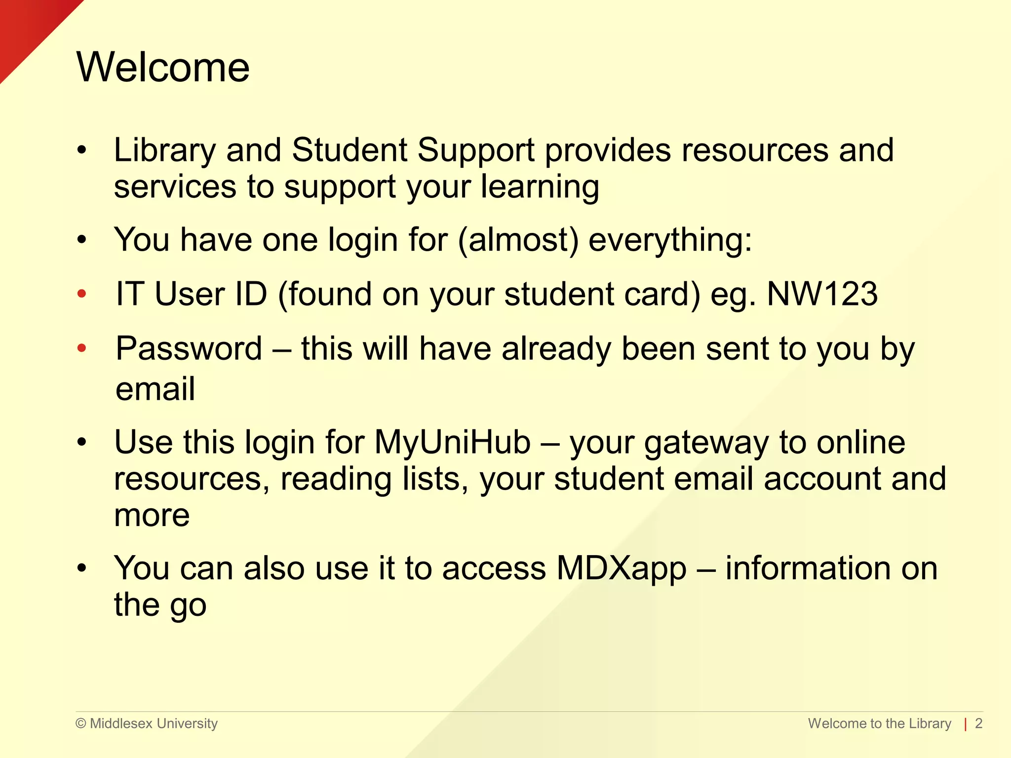 Middlesex University Id Card